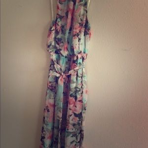 Long-Formal floral dress